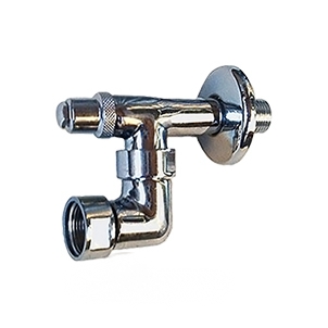 LX-8205SCH0405 Вентиль  поворотный угловой 3/4 *1/2г/ш хромированный для п/с (уп.30 шт.)