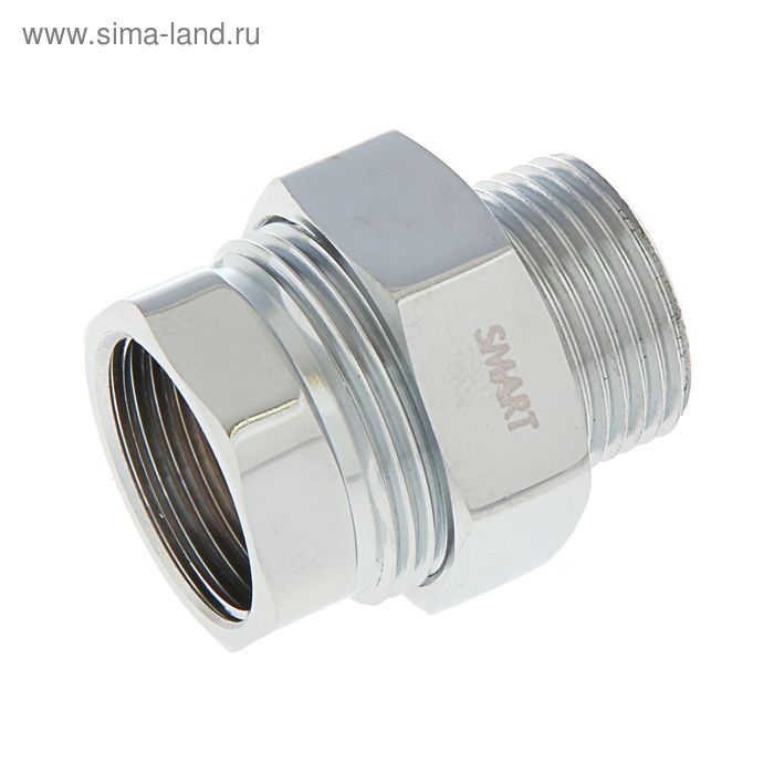 Американка прямая 1'' хром