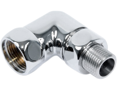 Уголок  со сгоном  3/4"х1/2 г/ш для п\с 762SCH0504 крашеный золотой