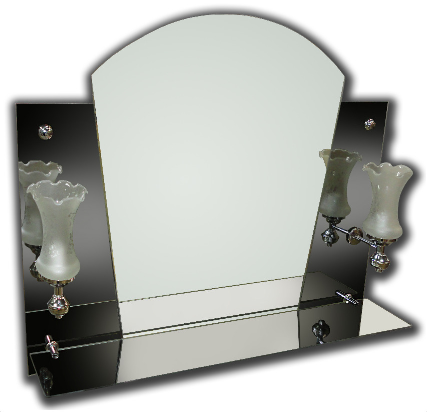 Зеркало №51С (2+2) ( с отверстием под светльнк) (65*80)