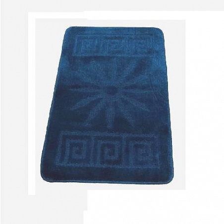 Коврик 1-й (средн.ворс) 50*80 синий (162)